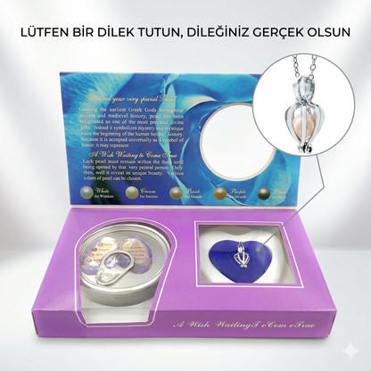İstiridye İçinde Gerçek İnci Kolye